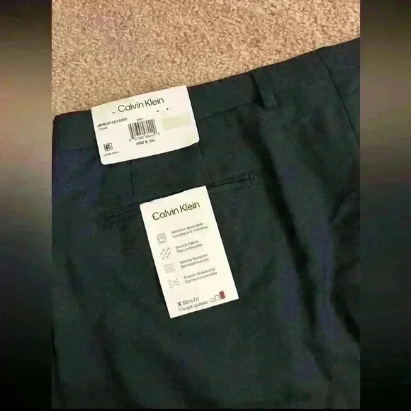 Calvin Klein Jerome navy dress pant men’s size 40Wx34L NWT - Picture 3 of 3